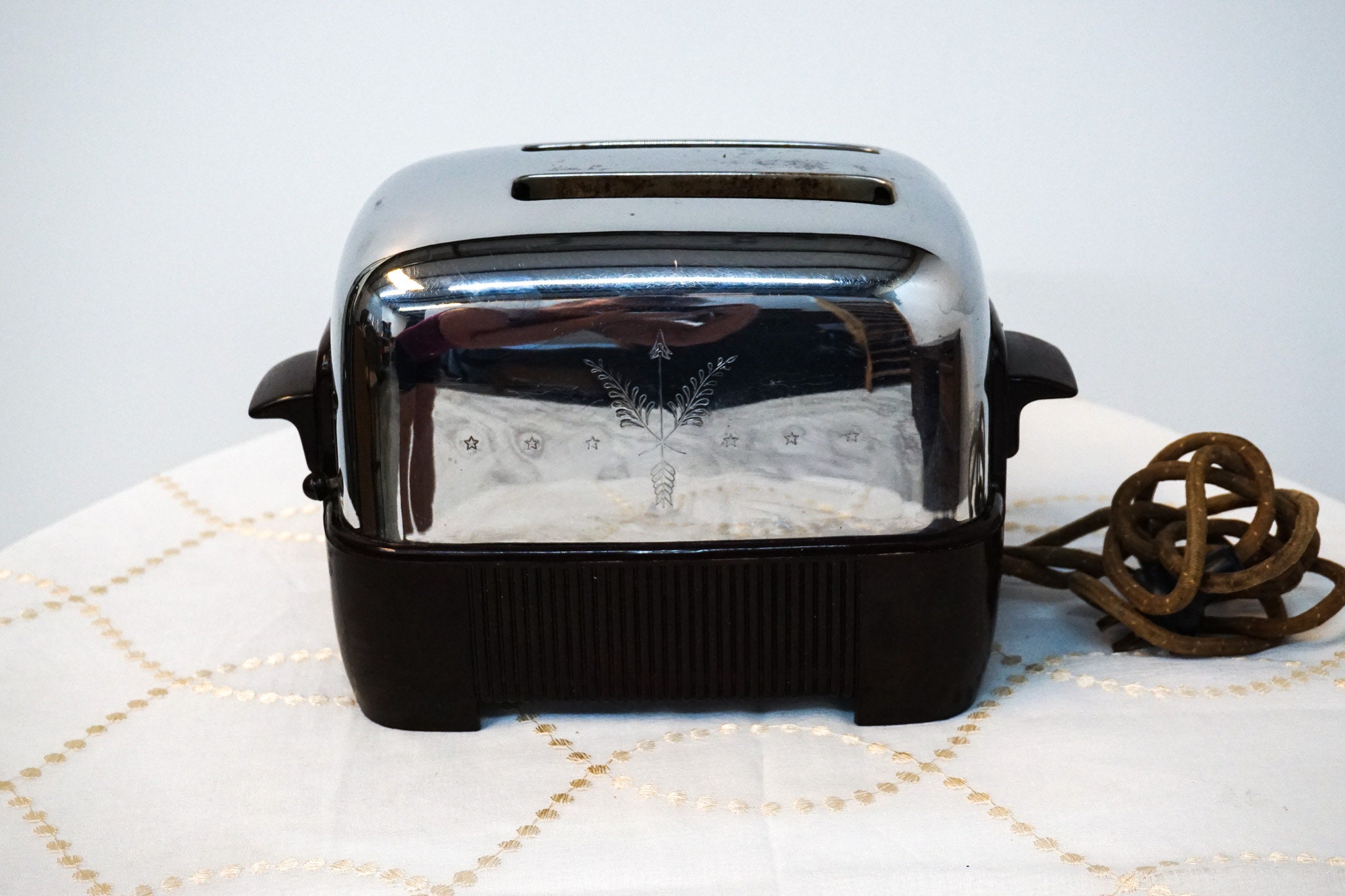 Vintage Mid Century General Electric Toaster 2 Slice 