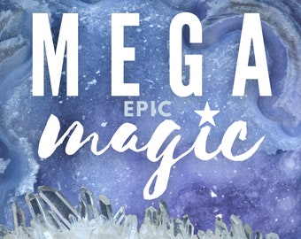 Mega Magic, Crystal Gem Mining, DIY, At Home Dig Kit, Rocks, Minerals, Crystals, Quartz, Stones, Points, Metaphysical Crystals, Gemstone