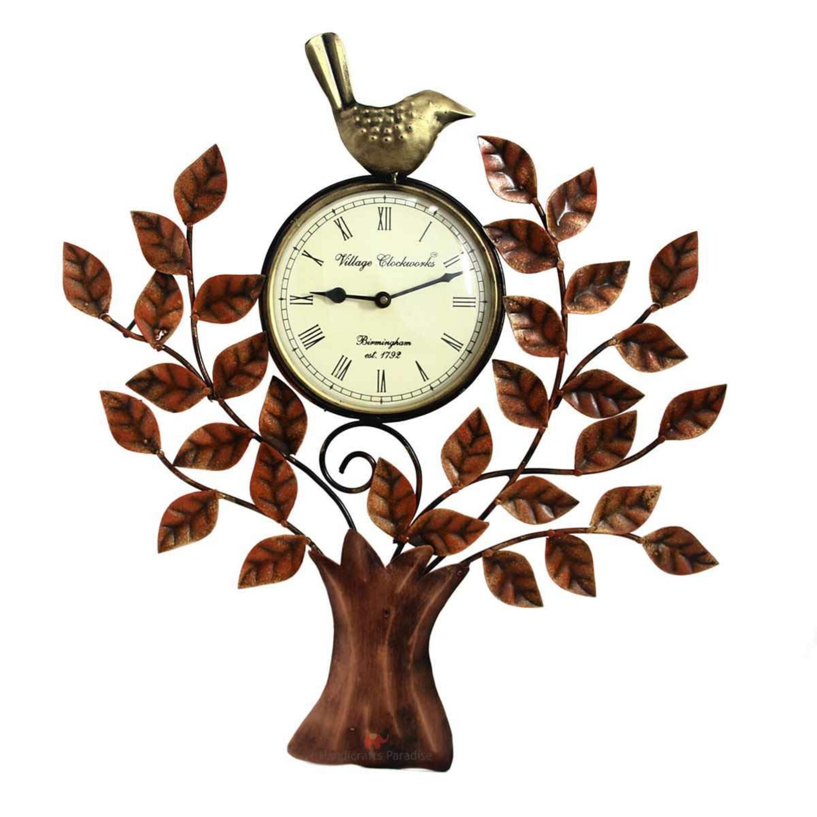Metal Tree Art Wall Clock Wall Decor Wall Hnging Original Etsy