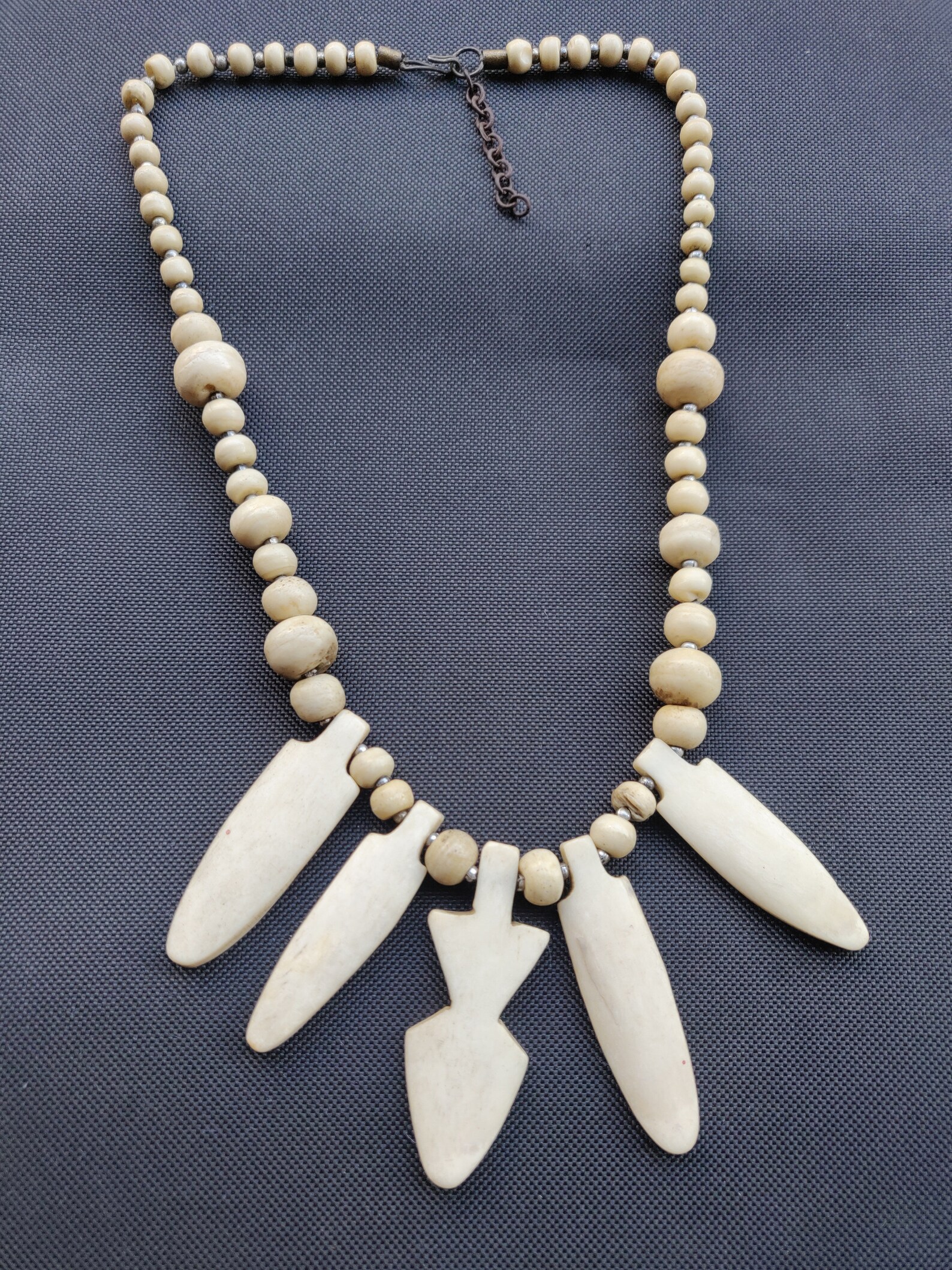 Camel Bone Necklace Vintage Ivory Look Necklace Handmade Etsy
