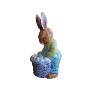 Easter Bunny Ceramic Music Box