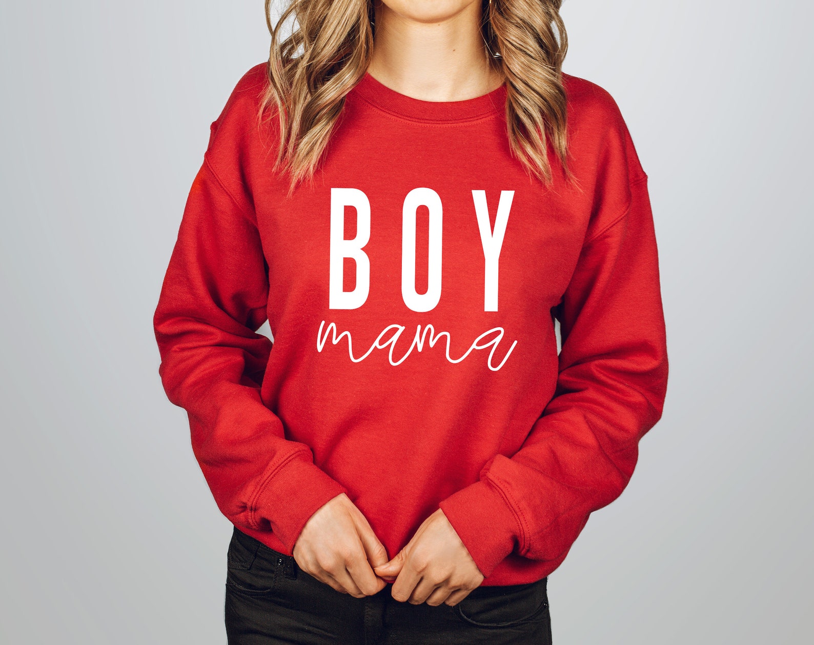 Boy Mom Sweater Boy Mama Crewneck Cadeau voor mama nieuwe Etsy