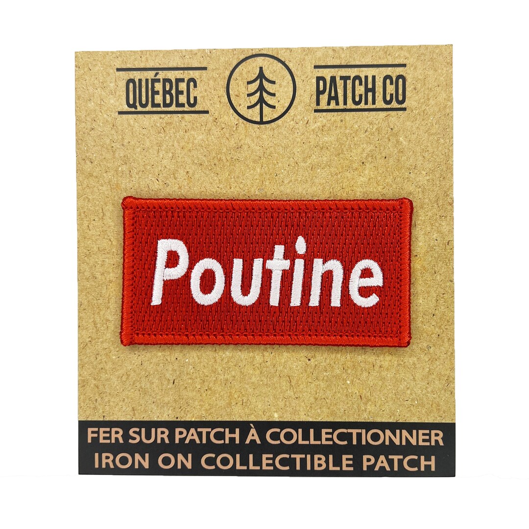 Poutine Patch Poutine Collectible Patch Travel Patches Canada Food ...