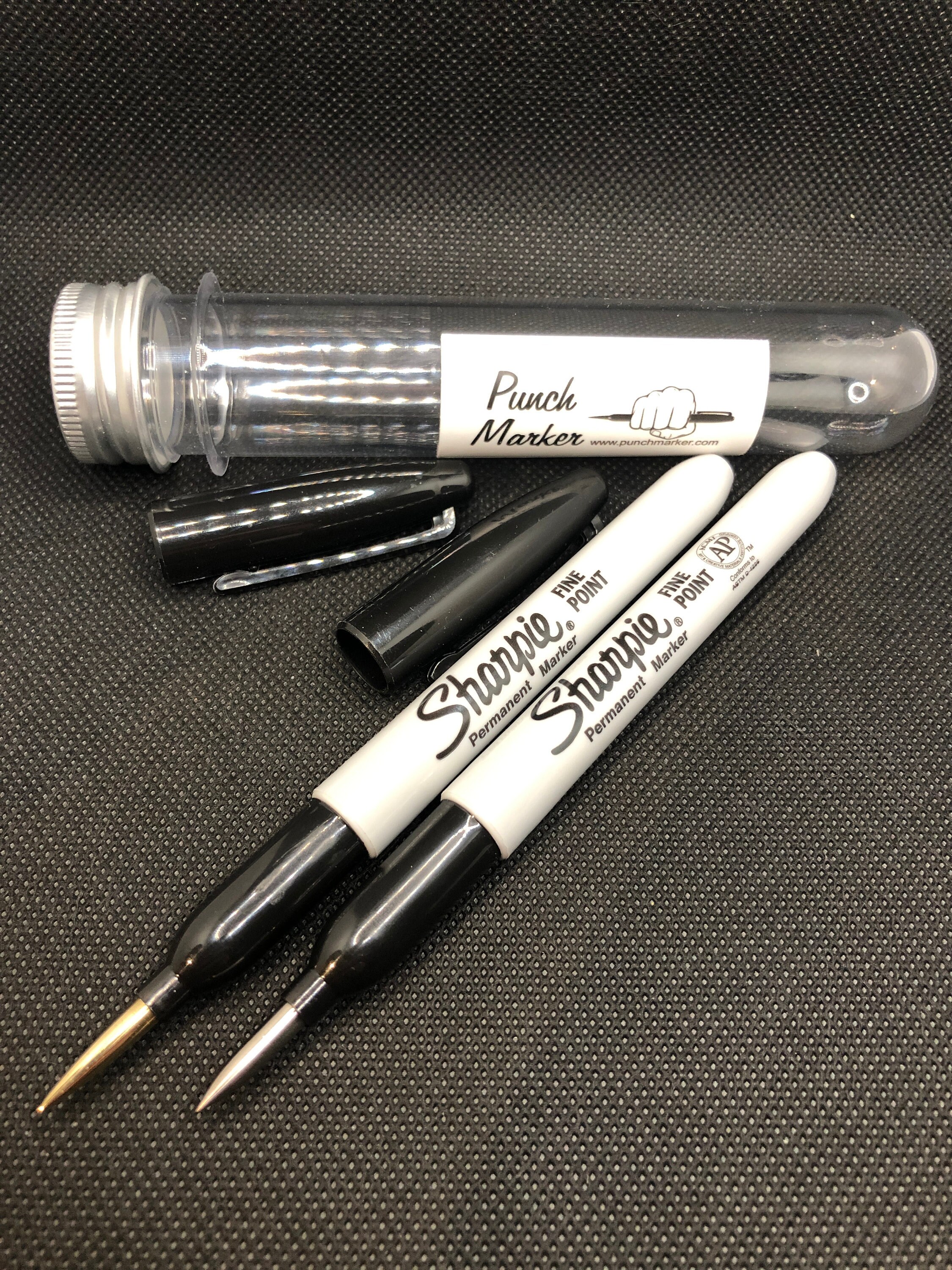 Basic Black Set Punch Marker MultiTool Etsy