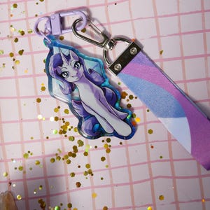 MLP Pony Inspired Keychain-Charm