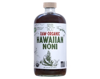RAW Organic Hawaiian Noni Juice 32oz