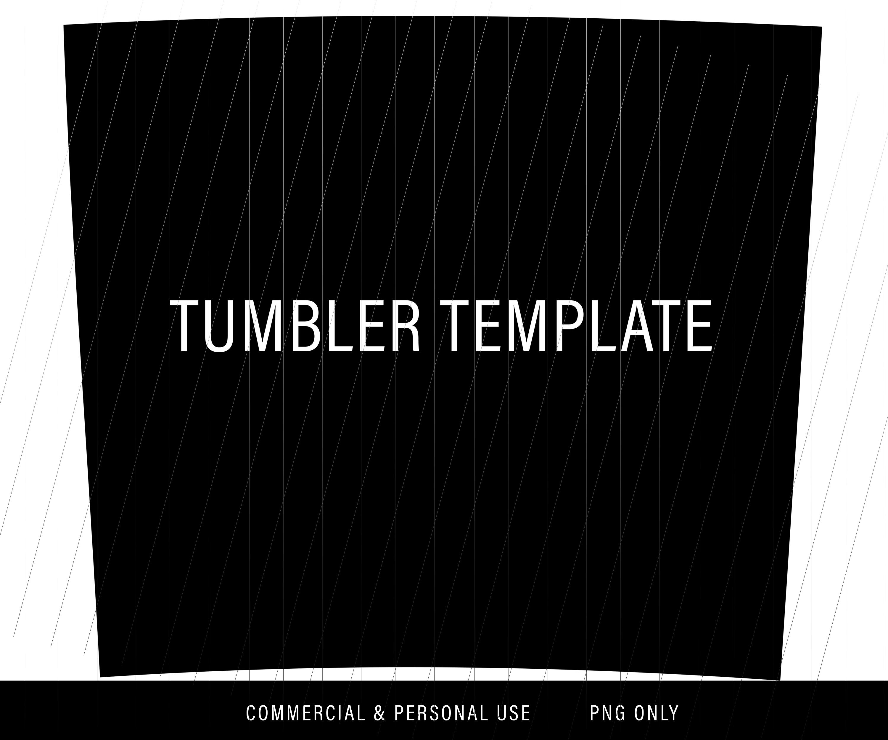 Tumbler Template - 20oz Straight and Tapered Tumbler - PNG - SVG - Su…