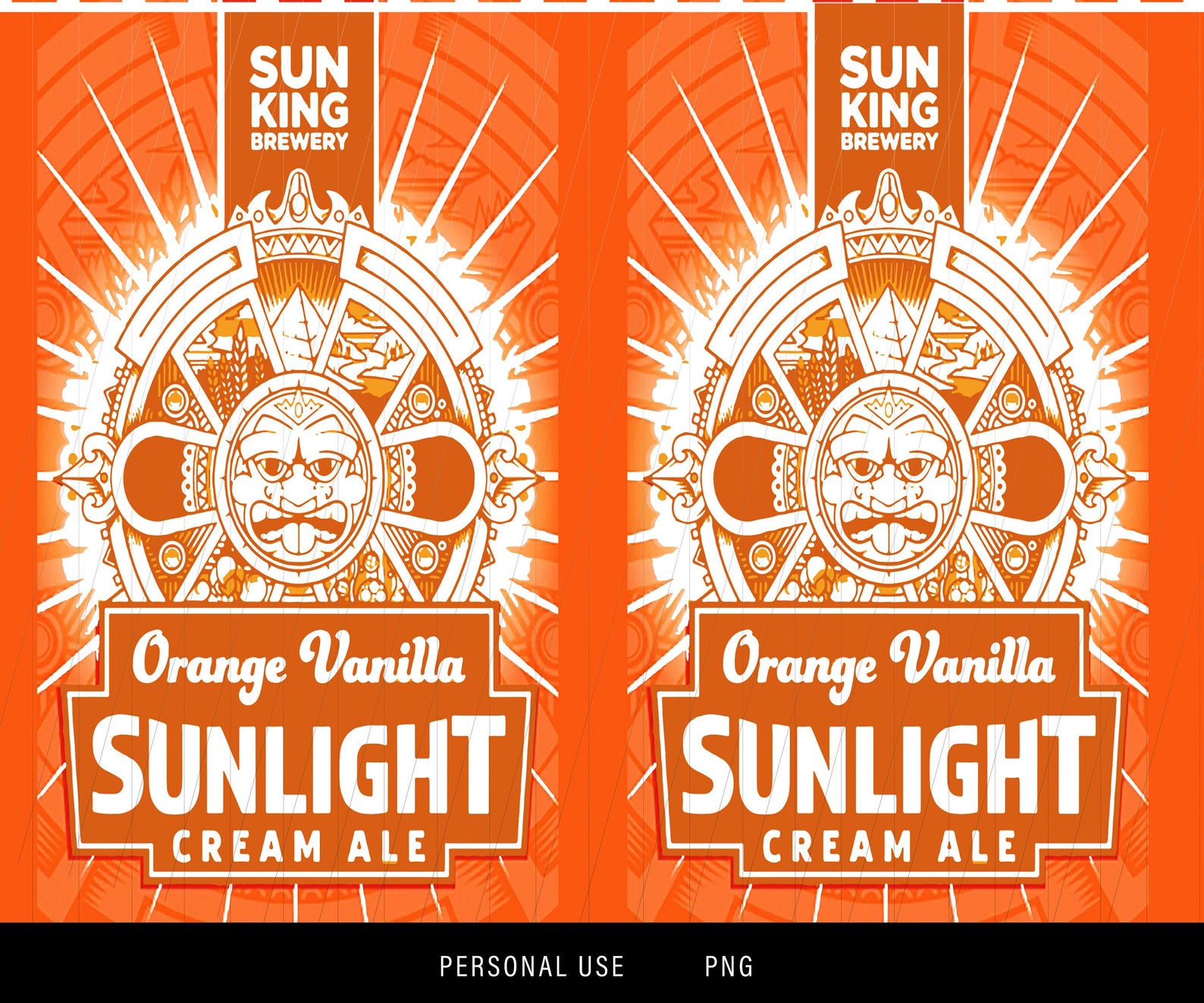 Orange Vanilla Sunlight Cream Ale PNG Etsy