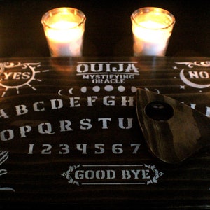 Handmade Ouija Board and Planchette