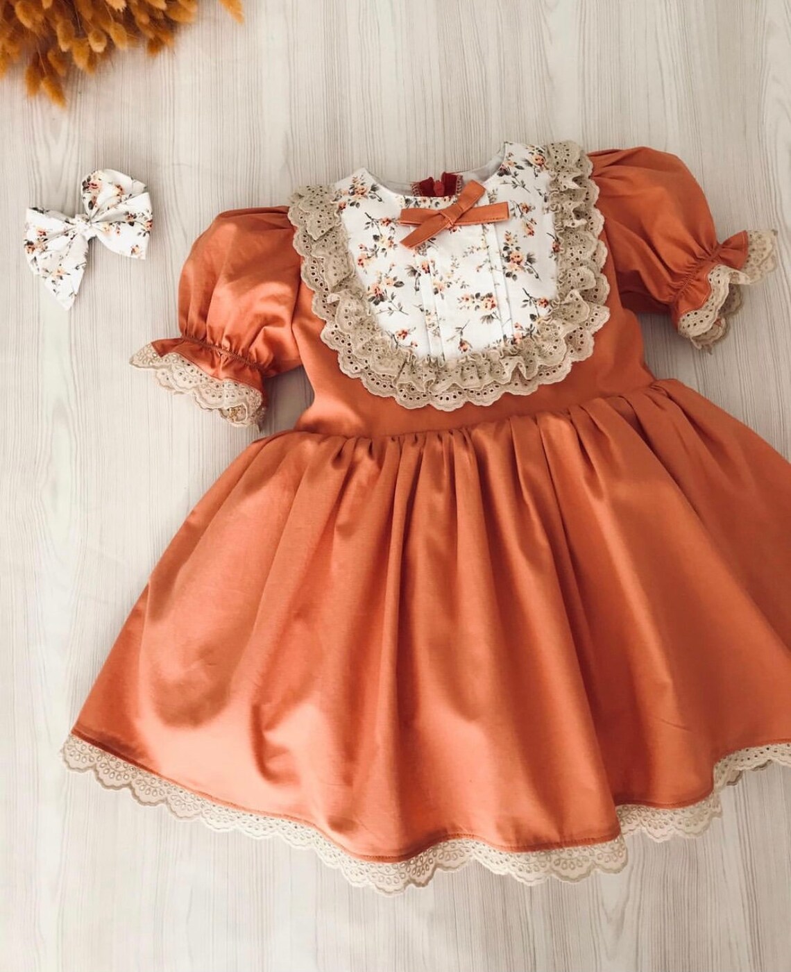 Baby Girl Dress Vintage Birthday Girl Dress Personalized Etsy