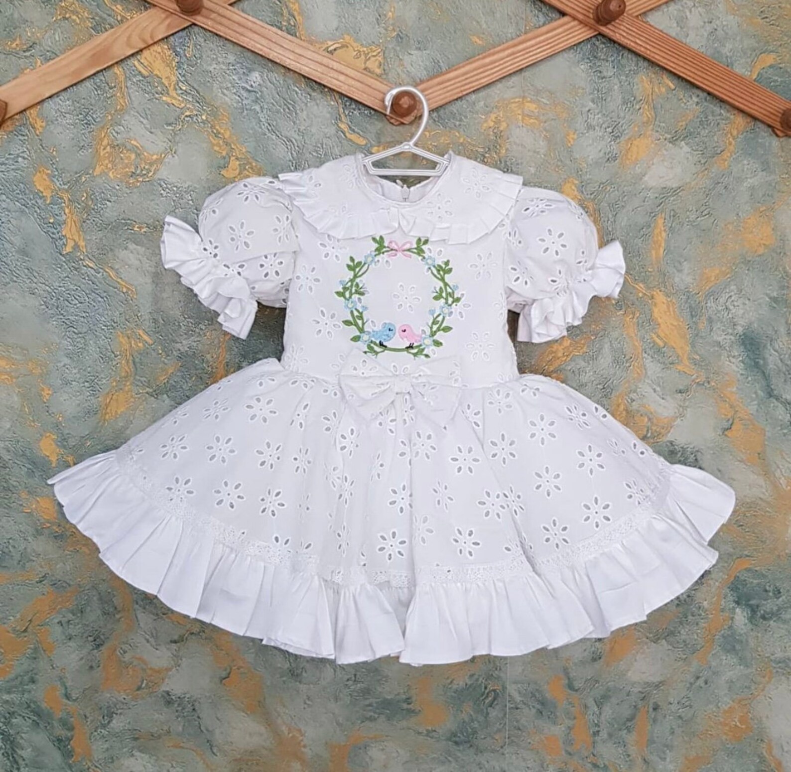 Baby Girl Dress Vintage Birthday Girl Dress Personalized Etsy