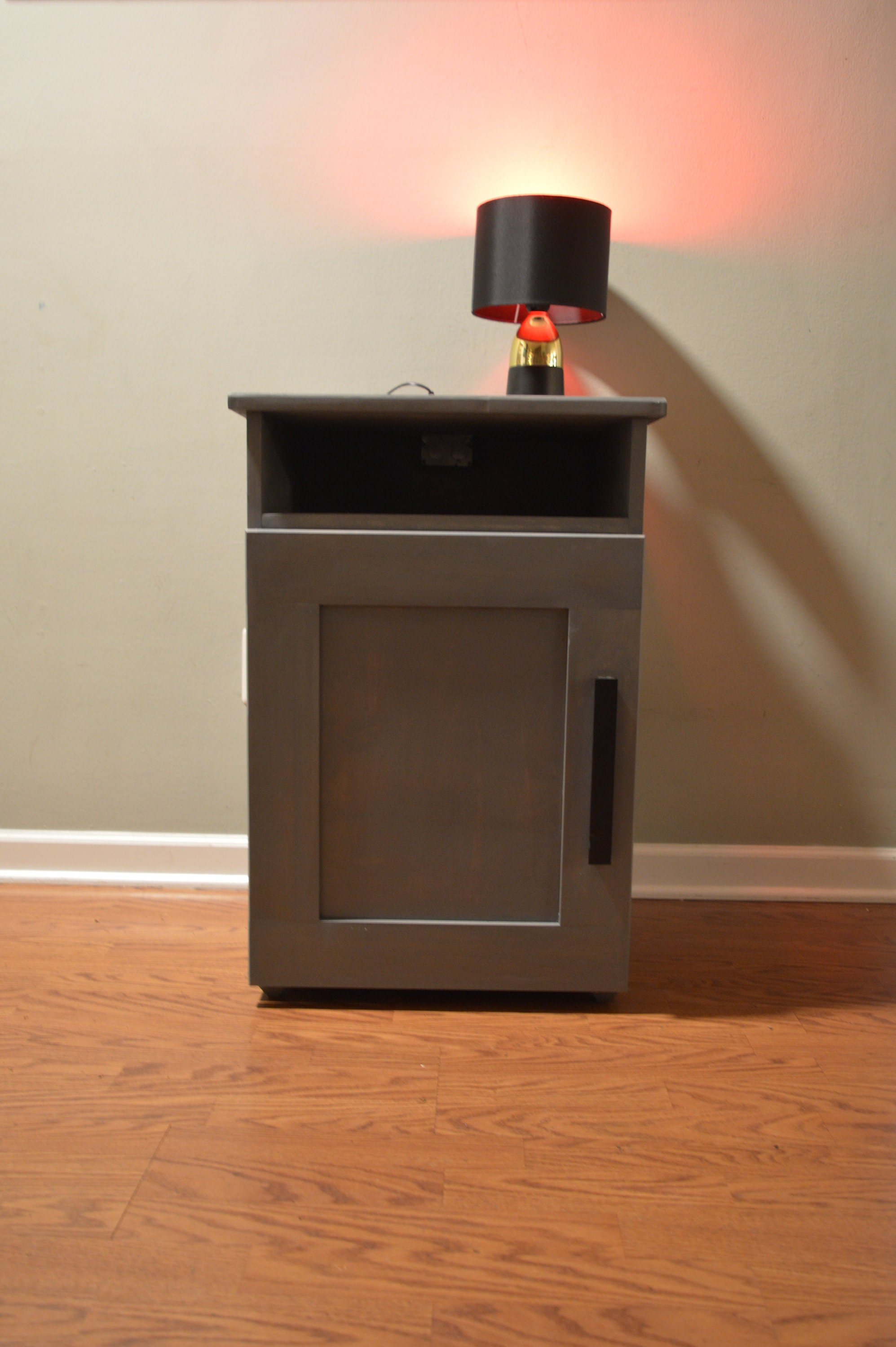 Nightstand with a plugin USB Outlet Etsy