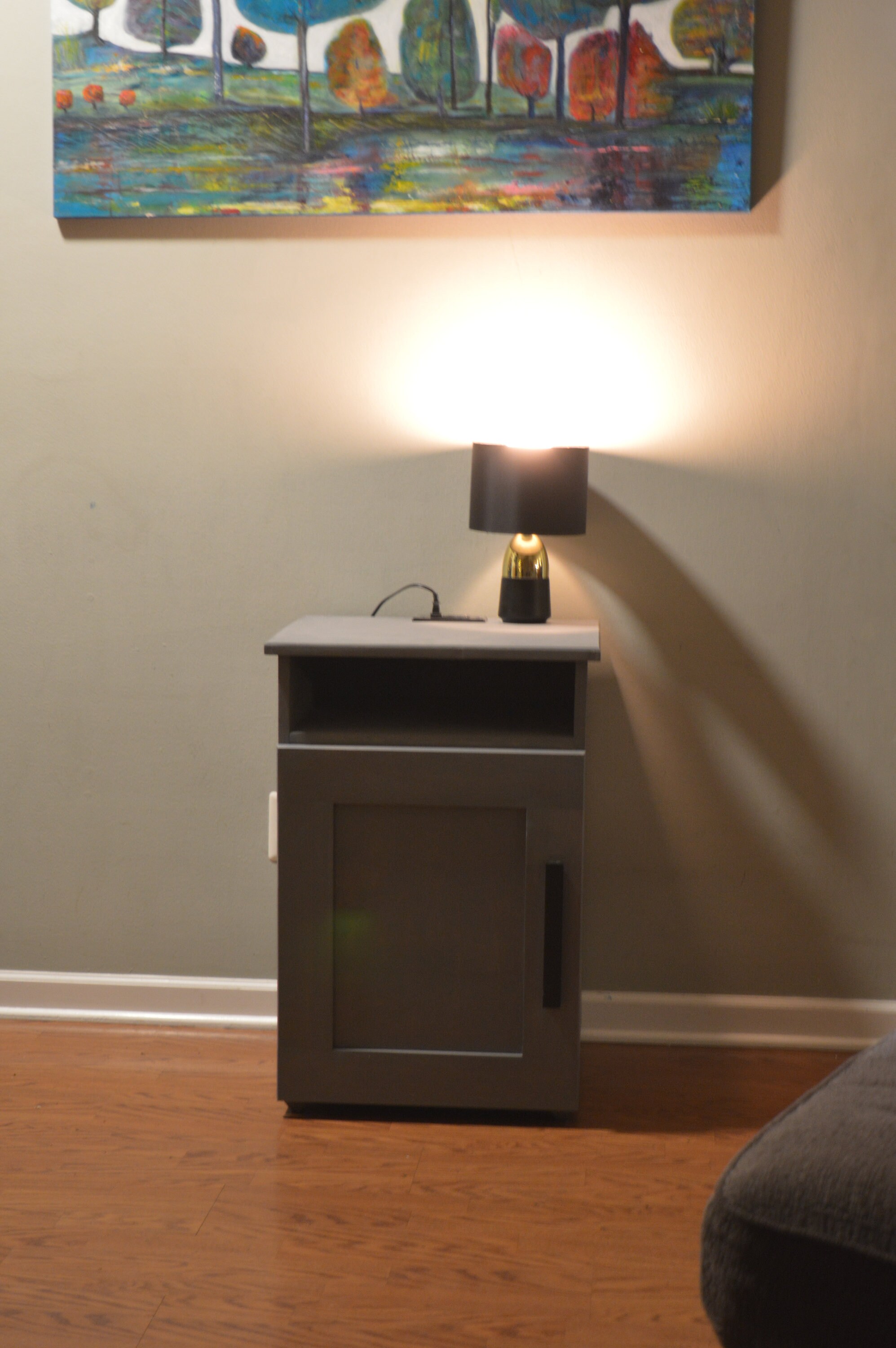 Nightstand with a plugin USB Outlet Etsy