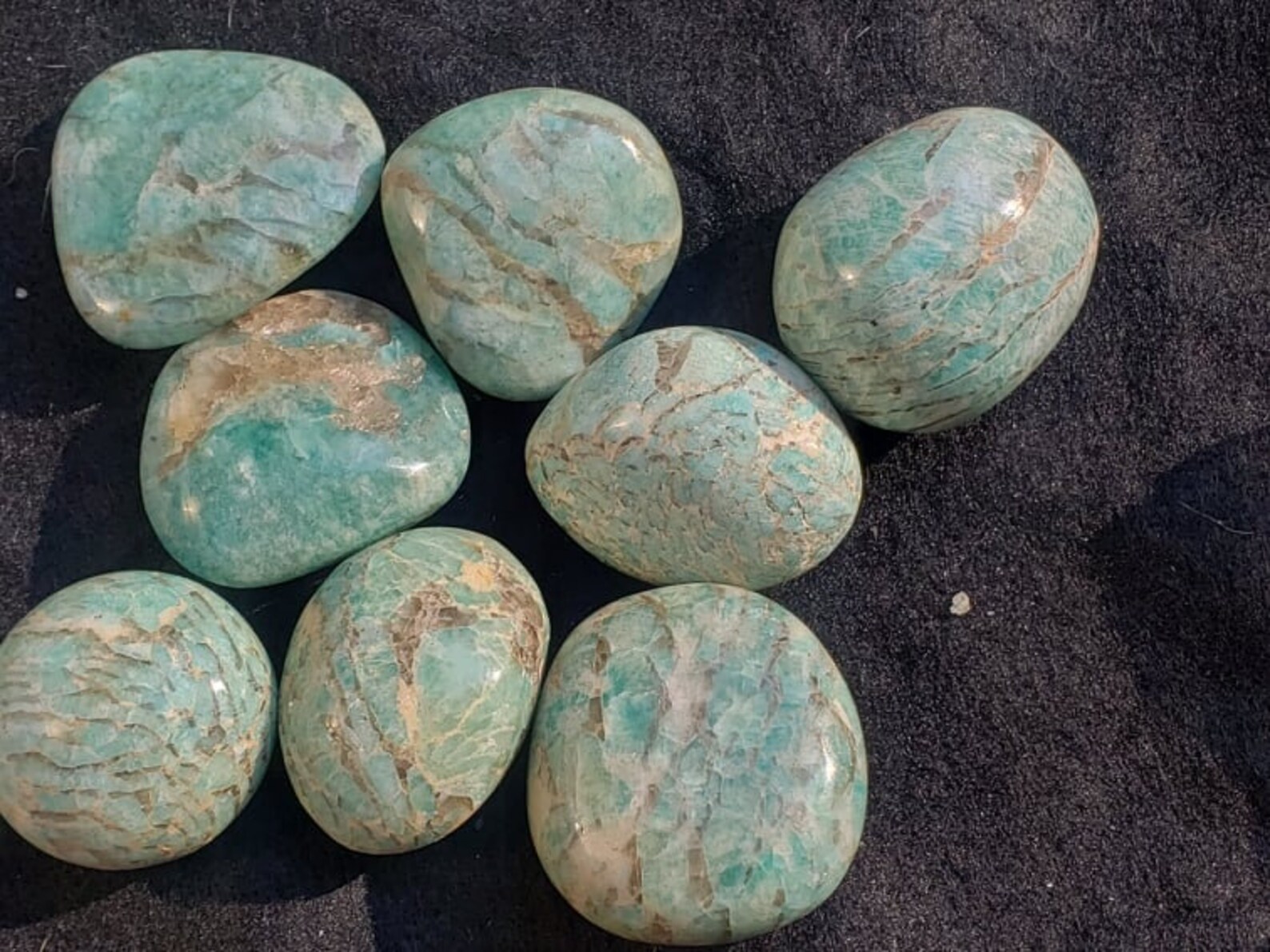 Grandes pierres précieuses amazonites tumbled 60g 5-6.5cm | Etsy