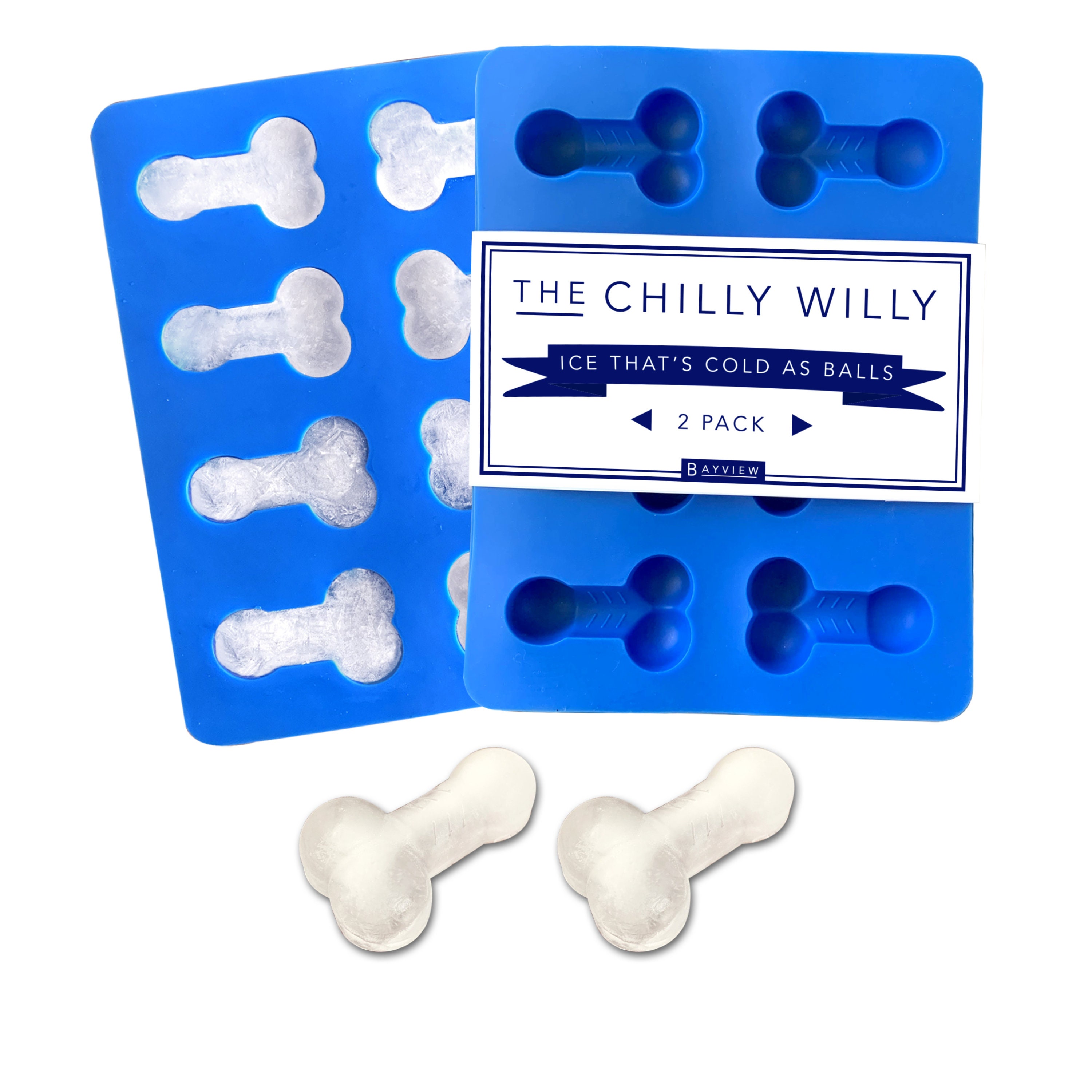 Silicone Ice Cube Mold Funny Man Genital Shaped Ice Cube for