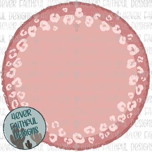 Mauve Leopard Print Monogram Frame, Shades of Mauve Shirt Design, PNG file, Sublimation Digital Design, Digital Download