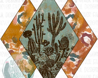 Desert Cactus PNG, Desert Leopard PNG, Digital Design, Digital Download, Cactus Leopard Print, PNG digital download, Boho Digital Design