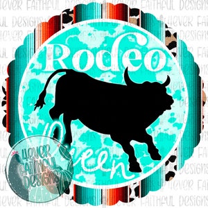 Rodeo Queen Shirt Design, Cute Western Shirt, Bucking Bull, Rodeo png, PNG Digital Design, Digital Download, Cute Western PNG, Rodeo PNG