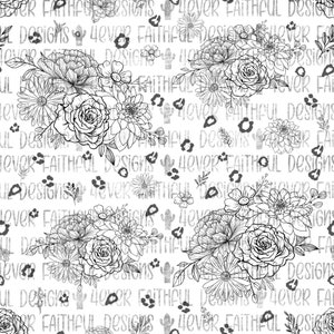 Leopard Floral Background, leopard print with flowers Digital Paper, leopard print, PNG File, Digital Download, Printable Artwork