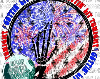 Gettin’ Lit Tonight PNG, Cute Patriotic Shirt Design, 4th of July Shirt Design, Red White Blue, Patriotic PNG, Sublimation Digital Download