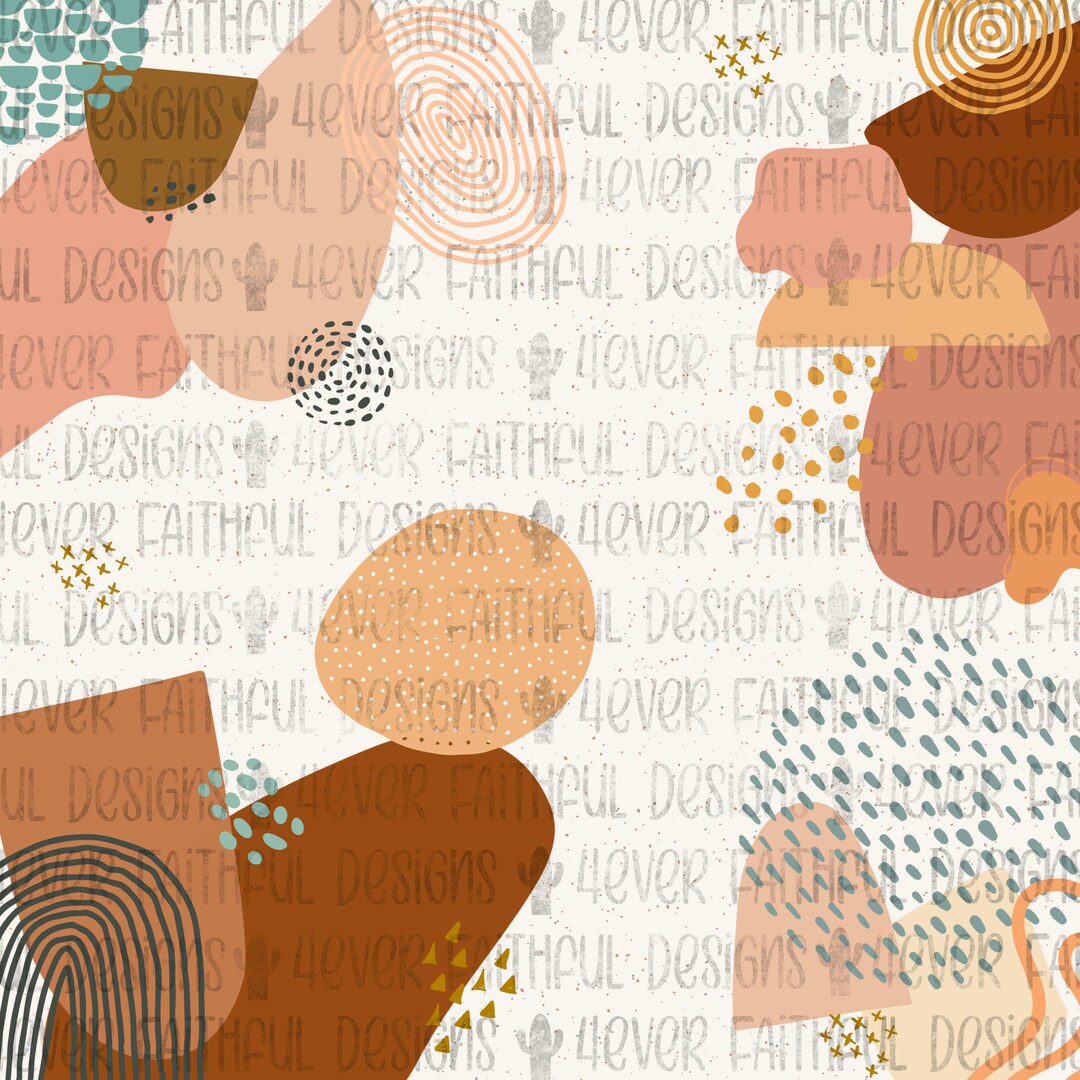Rustic Roho Design Background Brown Rust Boho Background, Boho Patterned Digital Paper, Boho ...