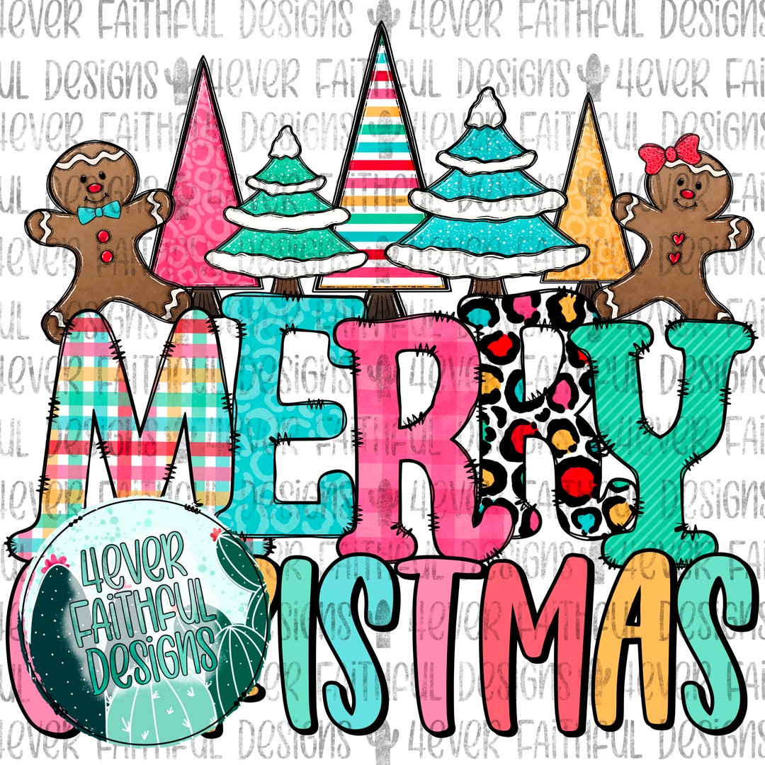 Merry Christmas, Cute Christmas Digital Design, Christmas Shirt PNG