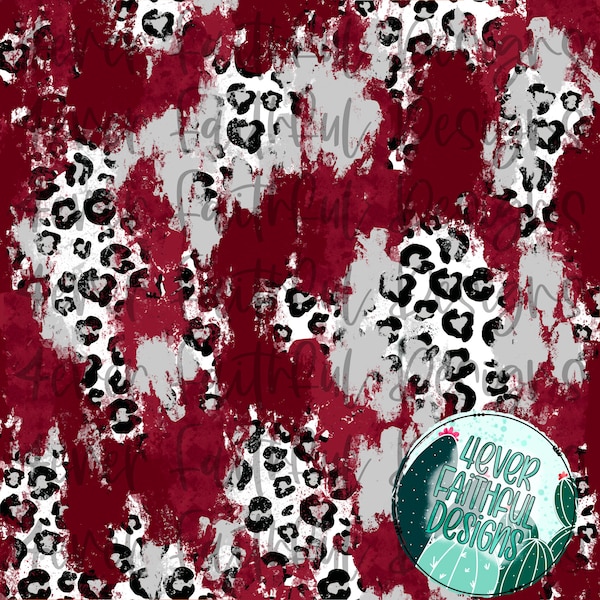 Burgundy Gray Leopard Background, Sport Digital Paper, Burgundy Gray Paper, PNG File, Digital Download, Printable Artwork, Digital File