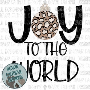 Joy To The World Shirt Design, Christmas T-shirt Digital Design, PNG file, Sublimation Digital Design, Digital Download