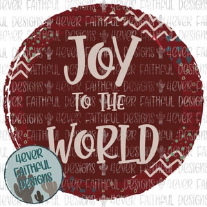 Joy To The World Diseño de camisa, Diseño digital de camisa de Navidad, archivo PNG, Diseño digital de sublimación, Descarga digital, Obra de arte imprimible