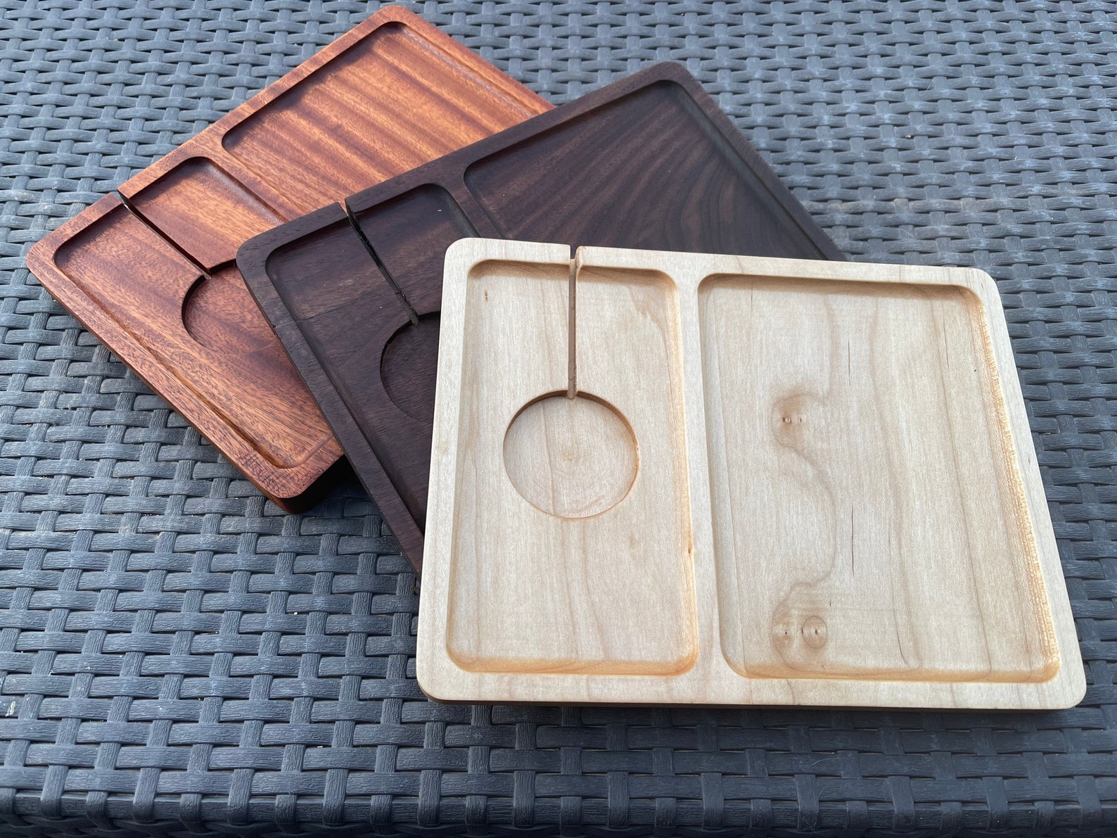 Wood Valet Tray With MagSafe Cutout Etsy