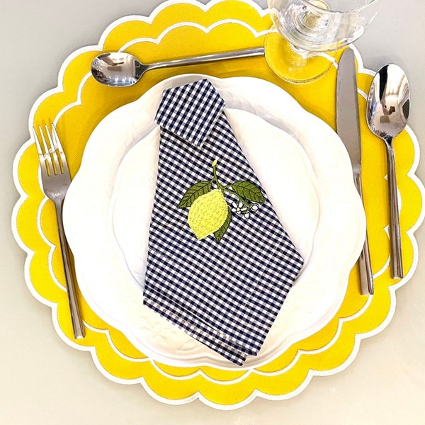 Yellow Placemat Etsy