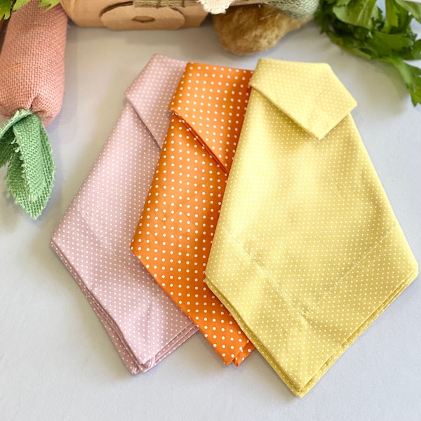 Polka Dots Cotton Napkin. Great Addition to Easter decoration, Baby Shower, Spring, Birthday, Summer Decoration, Girls Parties or Daily Use.