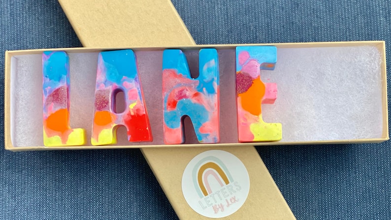 Kids Personalized Name Crayons