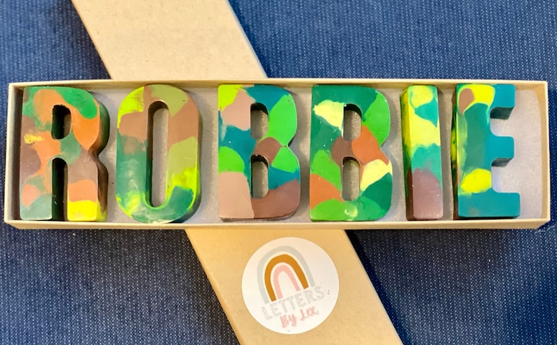 Kids Personalized Name Crayons