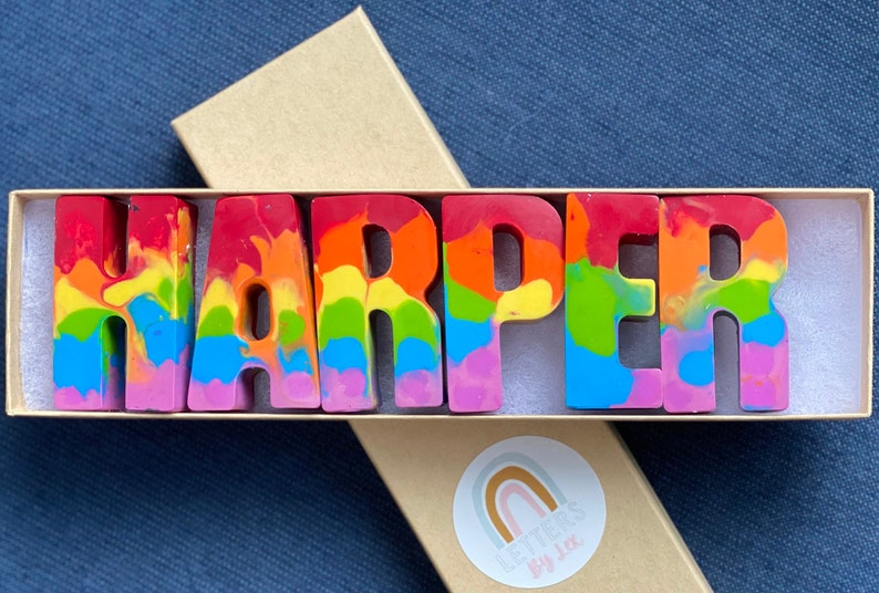 Kids Personalized Name Crayons