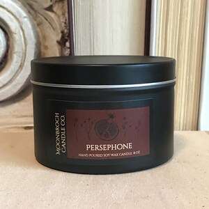 Vela de cera de soja Perséfone