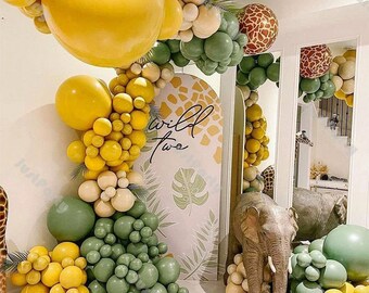 thumbnail image 2 of Green Paper Confetti Beach Jungle Birthday Party Jamaica 2 of 13