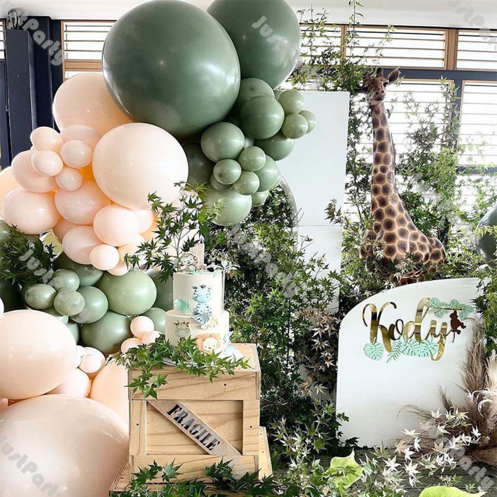 78pcs Sage Green Balloons Garland Arch Kit Wedding