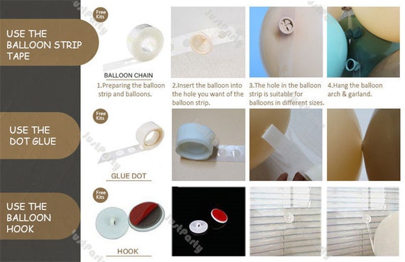 1/5 Roll Double-sided Adhesive Dots Transparent Removable Balloon