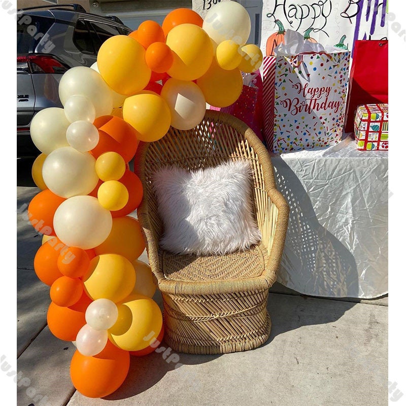 85/45/40pcs Matte Orange Balloon Garland Arch Wedding Etsy