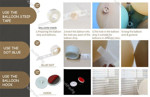  DIY Cream Glue Garland Material Kit, Children's