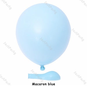 191pcs Macaron Blue and Matte Red Balloon Garland Arch Kit Kids 1st Birthday Party Decoration Baby Shower Gender Reveal Decor Supplies imagen 5