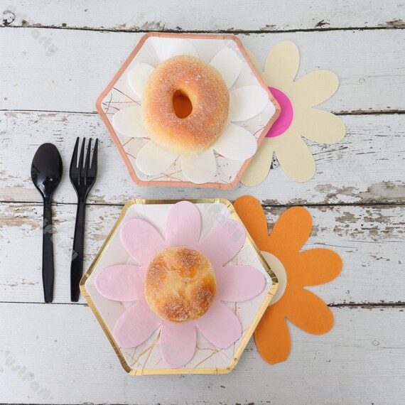 40 Tovaglioli Di Carta Con Farfalle 33x33 Cm - Floreali Rosa Per Feste E Decorazione Tavola