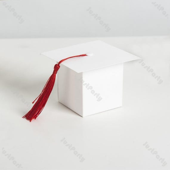 Set of 5 Graduation Cap Gift Box Paper Treat Boxes  display picture 2