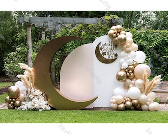 106pcs Natural Sand Balloon Garland Gold Wedding Supplies Matte White Balloon Arch Baby Shower Decoration Bridal Shower Birthday Background