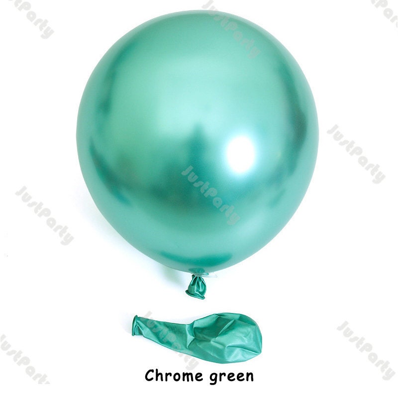 131pcs Matte Green Balloon Arch Chrome Gold DIY Balloon Etsy España