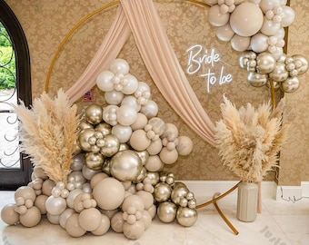 Balloon Arch Garland Kit | 145 Balloon Kit | Rose Gold  145pc. Balloon Set Decor 🥳 main image 2