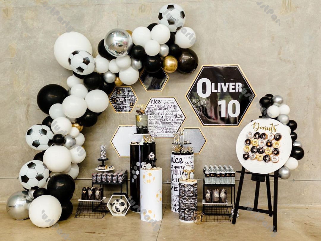 Lot De 6 Ballons De Baby-Foot Carromco - 2 Noirs/Blancs, 2 Blancs, 2 Liège Naturel - Diamètre 34-36mm
