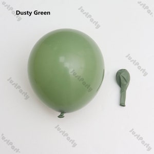 158pcs Sage Bridal Shower Balloons Garland Kit Dusty Green Sand White Balloon Arch Wedding Bride Decorations Baby Shower Birthday Supplies bild 2