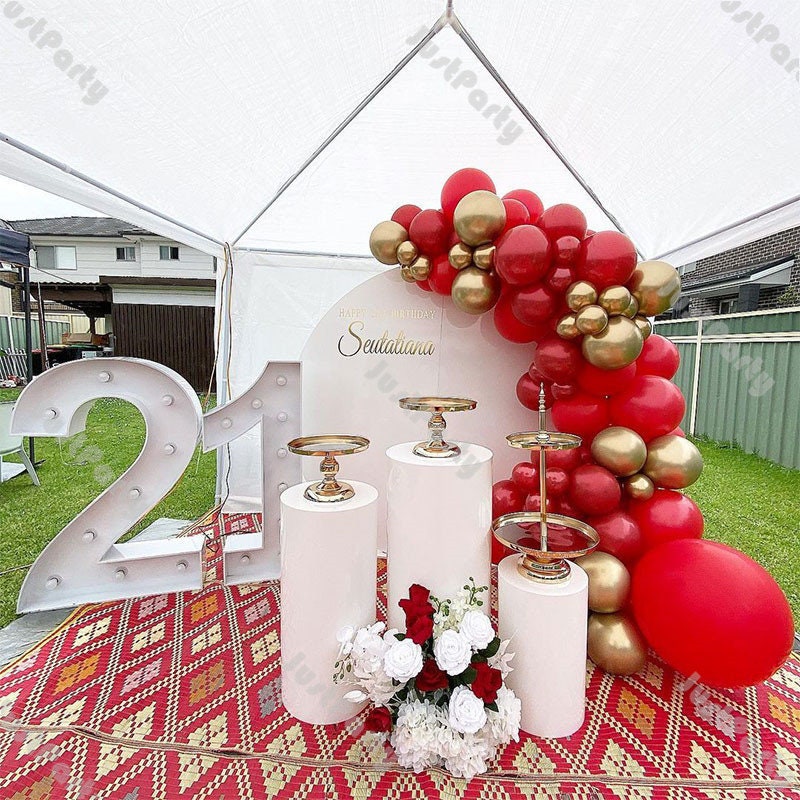 71pcs Matte Ruby Red Balloon Garland Arch Kit DIY Wedding Etsy